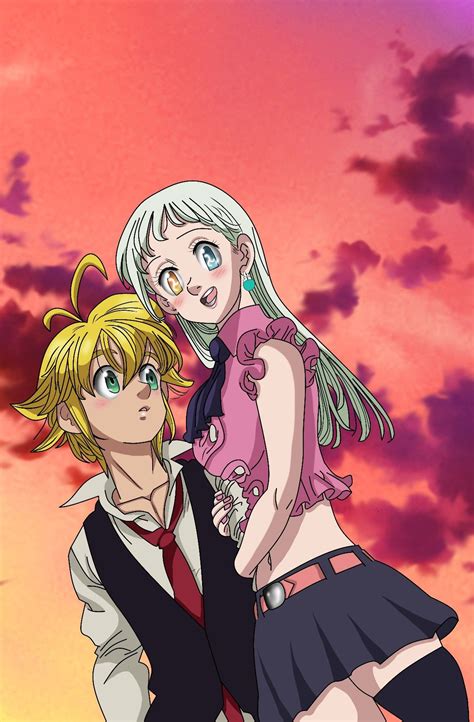 Nanatsu No Taizai 309 Elizabeth And Melodias Amor Personajes De Anime Anime 7 Pecados