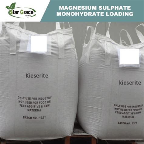 China Kieserite Magnesium Sulphate Monohydrate Powder And Granular