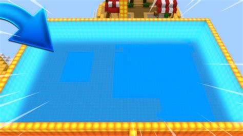 BUILDING LARGEST SWIMMING POOL In Bedwars Blockman GO YouTube