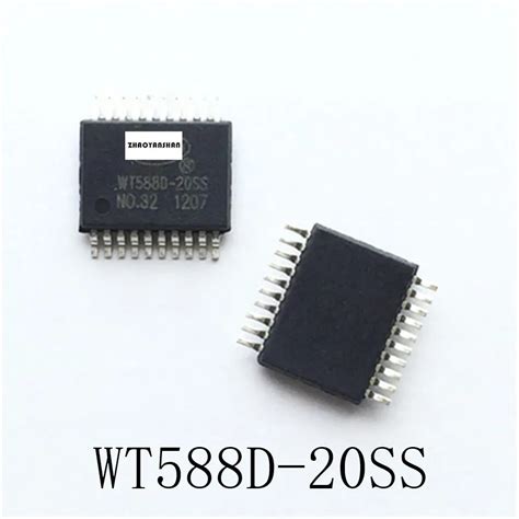 10pcs X WT588D 20SS WT588D SMD SSOP20 NEW Free Shipping Main Processors