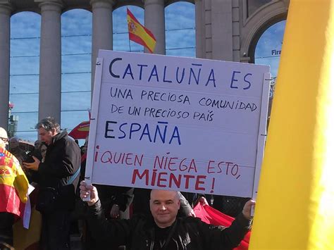 Los Catalanes Rechazan Hoy El Separatismo Bajo Lema El Proceso Nos