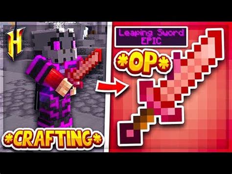 Hypixel Skyblock Crafting My Op Leaping Sword L Minecraft Skyblock