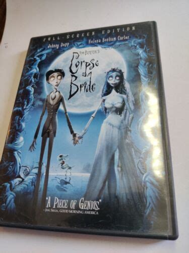 Tim Burtons Corpse Bride Full Screen Edition Dvd Very Good