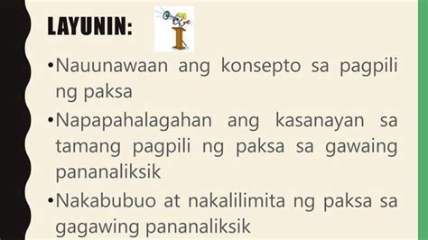 Pagpili At Paglimita Ng Paksa Ng Pananaliksik Ppt