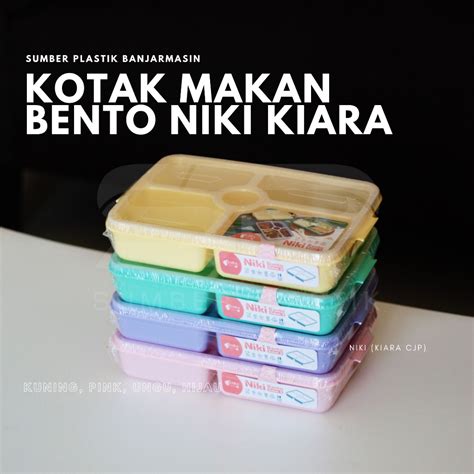 Jual Niki Bento Kotak Makan Sekat Kotak Makan Lucu Bfa Free Dan Food