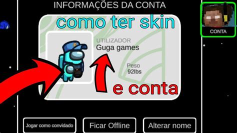 Como Ter Todas As Skins Sem Perder Sua Conta No Among Us Youtube