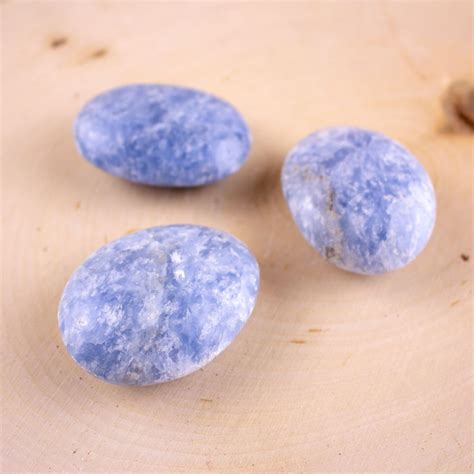 Blue Calcite Palmstone The Crystal Council