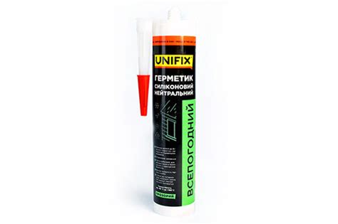 Купить Герметик силиконовый нейтральный всепогодный UNIFIX (прозрачный ...