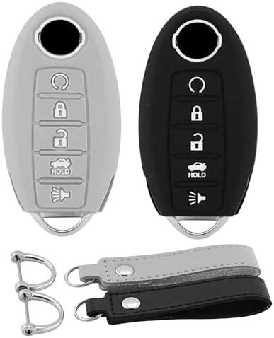 Amazon KARLOTLAND 2pcs Silicone 5 Buttons Smart Key Fob Cover