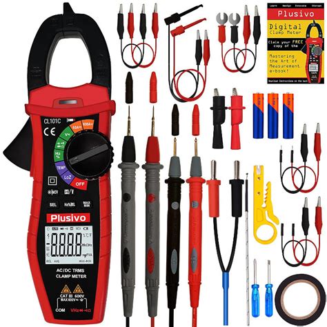 AC DC Current Digital Clamp Meter T RMS 6000 Counts