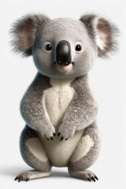 Premium AI Image There Is A Koala Bear That Is Sitting On Its Hind