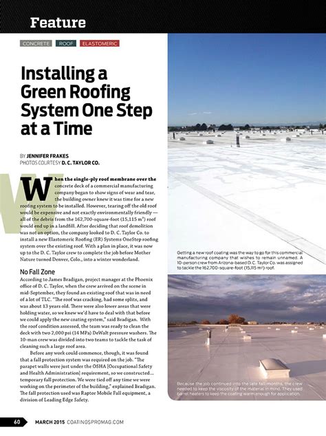 Installing a Green Roofing System One Step at a Time | Hot Roofs. Cool Solutions.