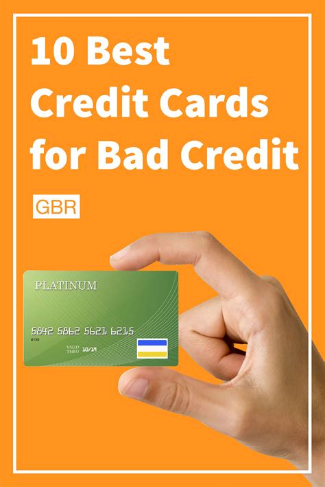 10 Best Credit Cards For Bad Credit Best Credit Cards Small Business