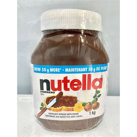 Canada Nutella Ferrero Hazelnut Spread With Cocoa 1 Kg Shopee Philippines