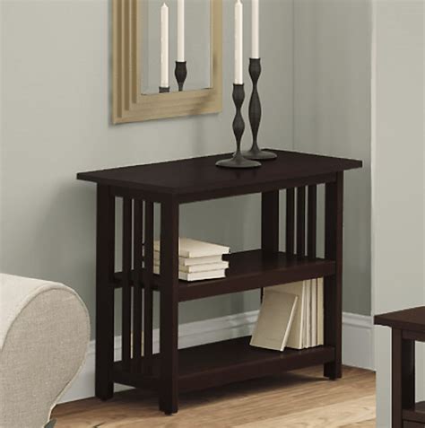 Lounsbury I Espresso Dark Wood Under-Window Bookcase | Rooms to Go