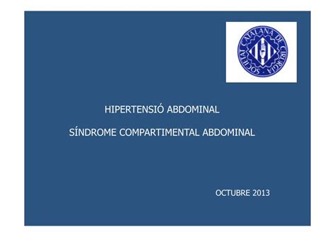 PDF HIPERTENSIÓ ABDOMINAL SÍNDROME COMPARTIMENTAL PDF fileCómo se