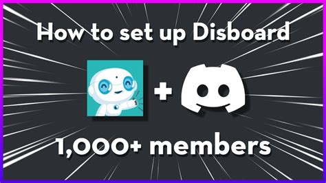 How To Set Up Disboard Grow Your Discord Server For Free 2022 Youtube