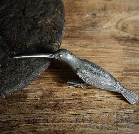 Handmade Stainless Steel Hummingbird Statue Fine Lifelike Etsy