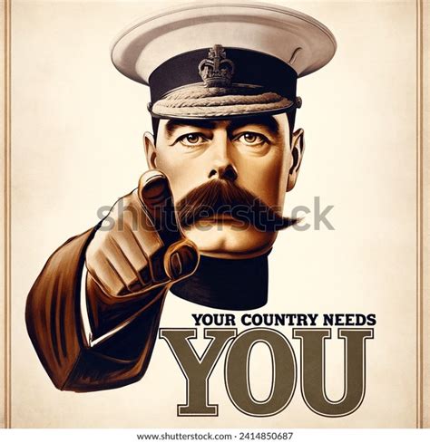 Your Country Needs You Poster Lord Ai Generated Image 2414850687 Shutterstock