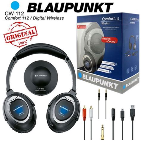 New Authentic Blaupunkt Cw 112 Comfort Digital Wireless On Ear Headphones Ebay