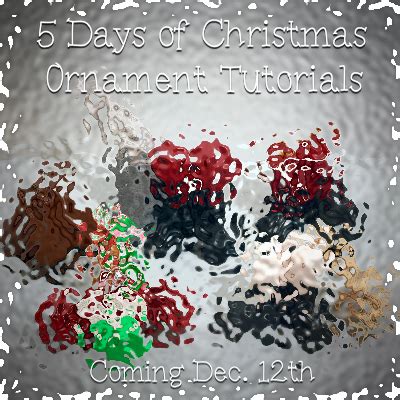 Coming Soon 5 Days Of Christmas Polymer Clay Ornament Tutorials