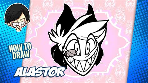 How To Draw Alastor From Hazbin Hotel Youtube