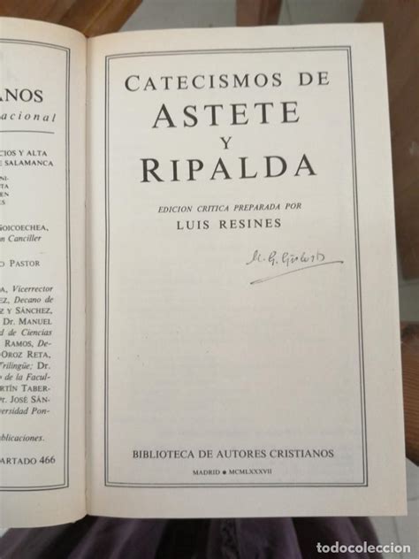 catecismos de astete y ripalda edición prepara Comprar Libros de