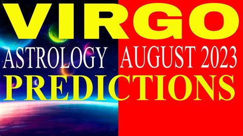 VIRGO AUGUST 2023 MONTHLY HOROSCOPE BIG OPPORTUNITIES WILL SHOCK YOU