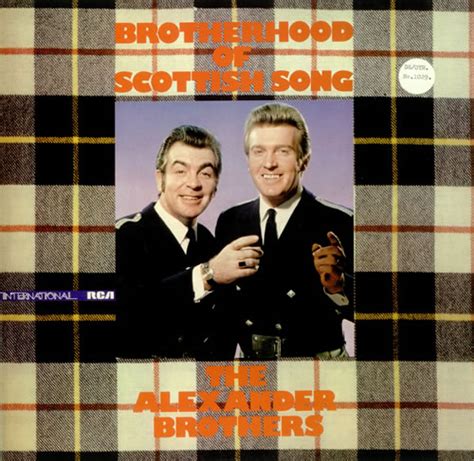 The Alexander Brothers Brotherhood Of Scottish Song Uk Vinyl Lp Album