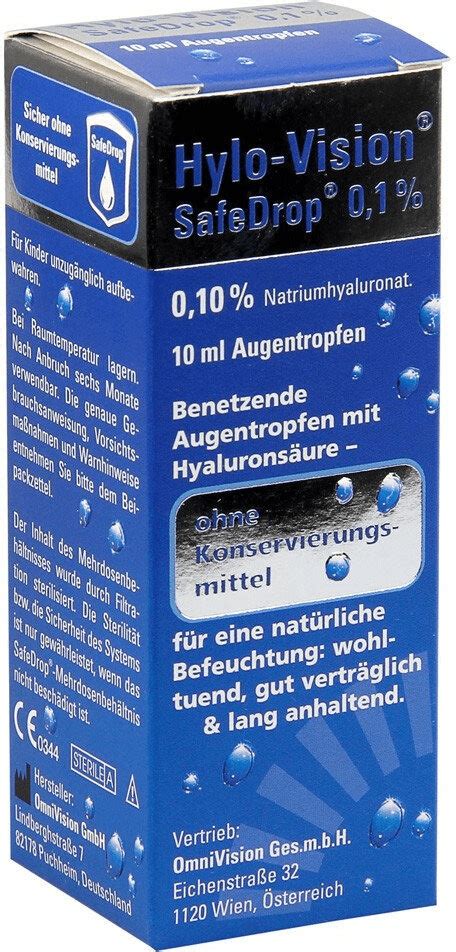 Hylo Vision SafeDrop 0 1 Augentropfen 10 Ml Ab 7 70