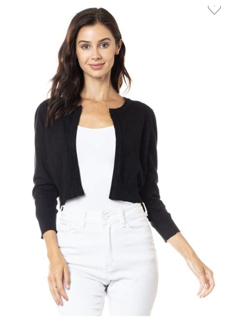 Black Sleeve Cardigan