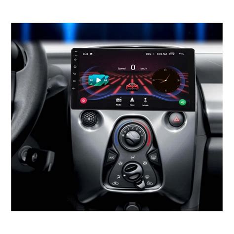 Auto Rádio Citroen C1 Toyota Aygo Peugeot 107 GPS Bluetooth USB Carplay