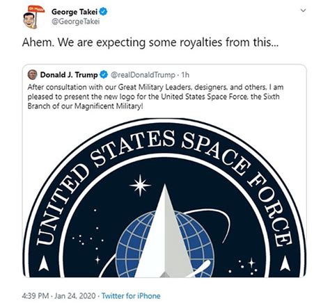 President Unveils New Space Force Logo Aerotech News And Review