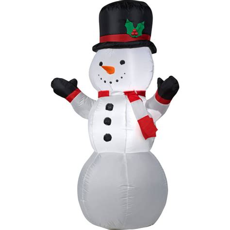 Gemmy Airblown Christmas Inflatables Snowman, 4' - Walmart.com