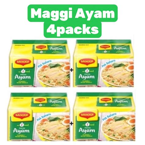 Maggi Ayam 4packs X 77g X 5s Shopee Malaysia