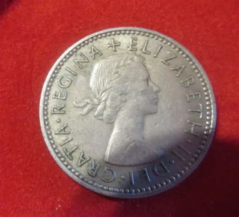 GROSSBRITANNIEN ELIZABETH II Dei Gratia Regina 1956 One Shilling EUR 1