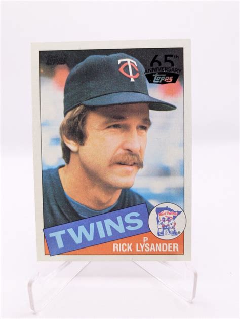 Topps Th Anniversary Buybacks Black Topps Rick