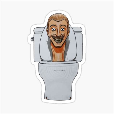 "Skibidi toilet Funny Face 2 (1)" Sticker for Sale by kiepcho5 | Redbubble