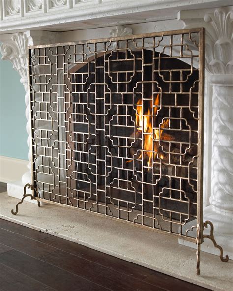 Small Flat Fireplace Screens Fireplace Guide By Linda