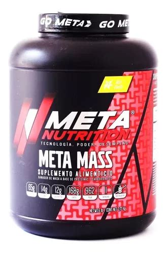 Proteína Meta Nutrition Ganador Masa Metamass 6 Lbs Vainilla