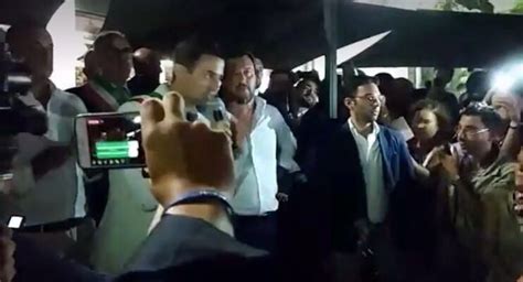 Matteo Salvini A Furci Siculo Bagno Di Folla Per Il Vicepremier In