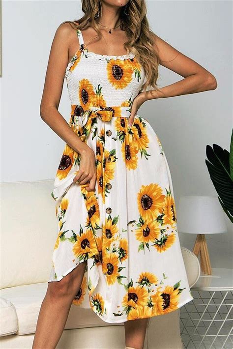 Sunflower Colorful New Dress New T Dress High Quality Dress Etsy