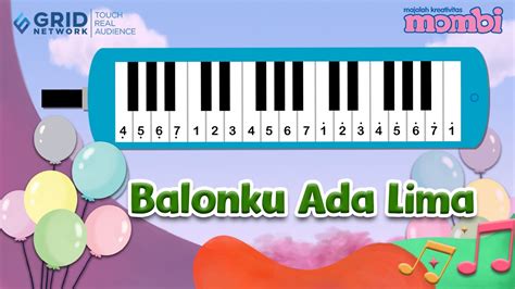 Lagu Anak Anak Balonku Ada Lima Bermain Pianika Youtube