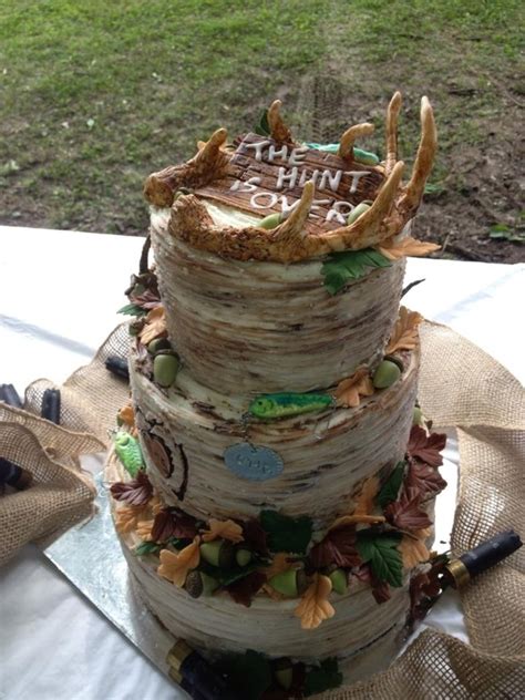 Hunting And Fishing Theme Grooms Cake Cakecentral