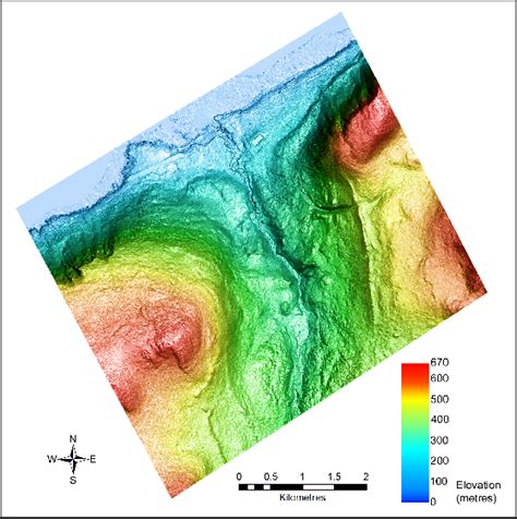 Is The Digital Elevation Map Of The Pangnirtung Area While There Are