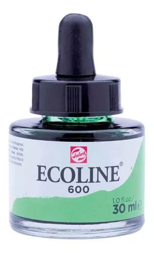 Tinta Aquarela Liquida Talens Ecoline 30ml Green Cor 600 Green