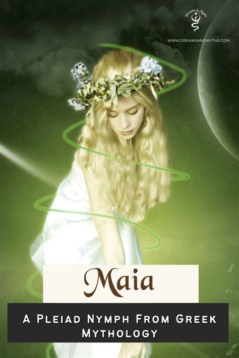 Maia A Pleiad Nymph From Greek Mythology Greek Mythology Mythology