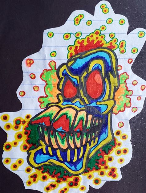 Graffiti Monster Drawing By Dakota Fleming Doodle Addicts