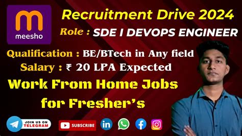 Meesho Recruitment Drive 2024 DevOps Engineer Package 20 Lakhs