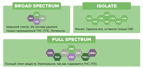 Отличия CBD масла — полный спектр, изолят и широкий спектр